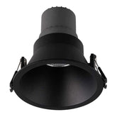 SAL Lighting LED Downlights 92mm Ripple Effect Shield LED Downlight 9w Black, White 3k S9011WW/SFI Lights-For-You S9011WW/BK/SFI